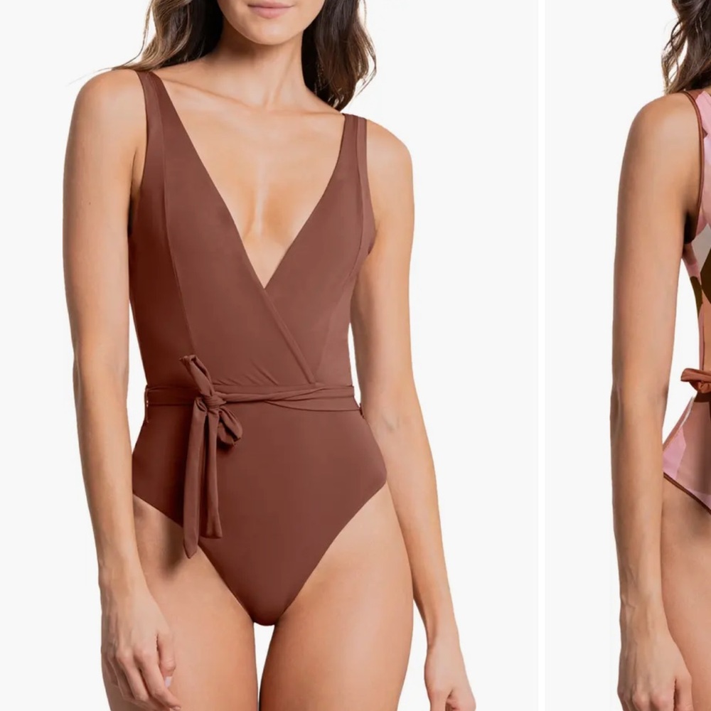 Maaji Chocolate Wrap Swimsuit